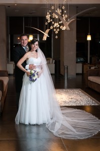 Fotos del casamiento de Eli y Guille en puerto madryn por anibal alvarez fotografo en el hotel rayentray